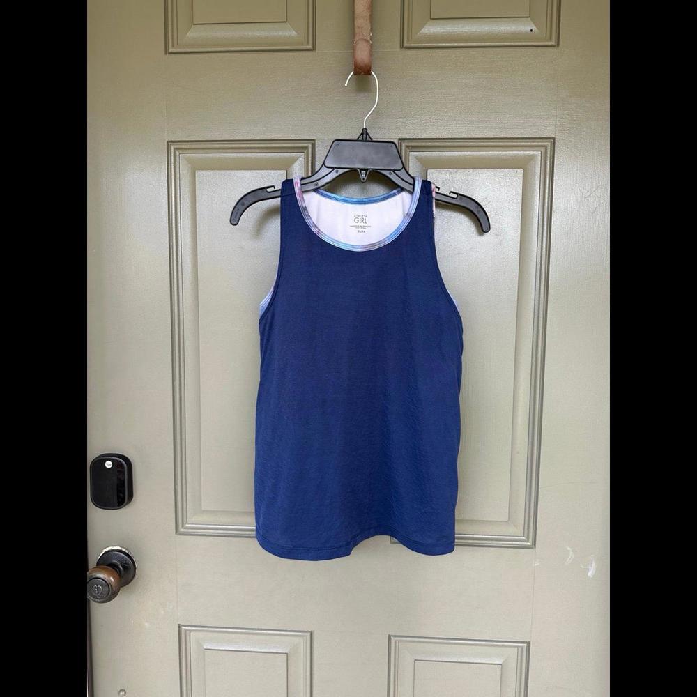 Athleta Girl Multi Tie Dye Double‎ The Fun Tank Top XL
